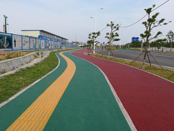 人行道彩色透水混凝土