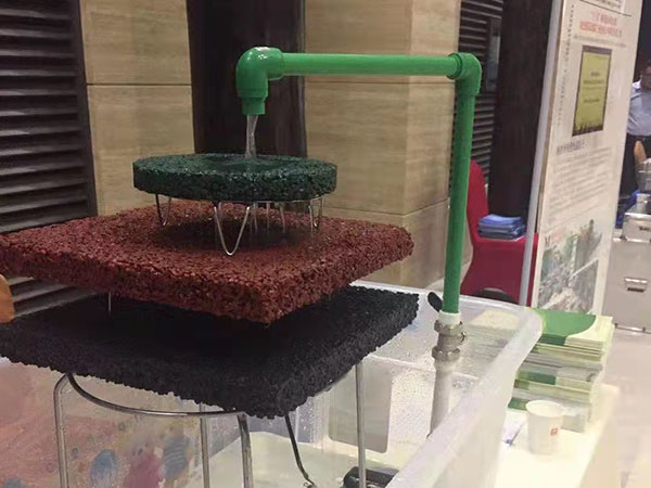 彩色透水混泥土